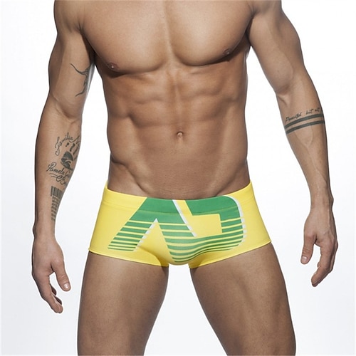 

Men's Swim Trunks Swim Shorts Quick Dry Board Shorts Bathing Suit Swimming Surfing Water Sports Painting Summer