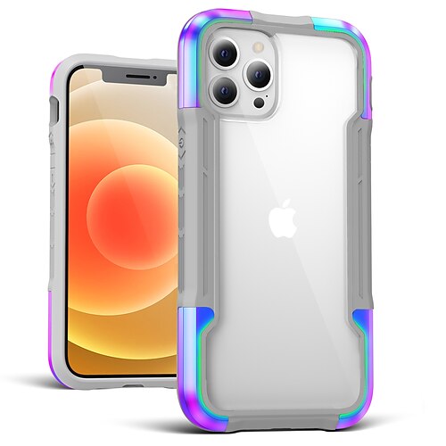 

Case For Apple iPhone 12 / iPhone 12 Pro Max / iPhone 12 Pro Shockproof / Dustproof / Transparent Back Cover Tile / Transparent TPU