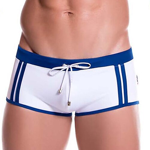

Men's Swim Shorts Swim Trunks Board Shorts Quick Dry Drawstring - Swimming Surfing Water Sports Patchwork Summer