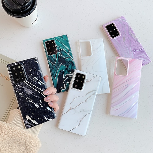 

Marble Case For Samsung Galaxy S21 Plus Ultra A72 A52 A42 A32 Shockproof Back Cover Marble TPU Coque For Samsung Galaxy A71 A51 A41 A40 A21S