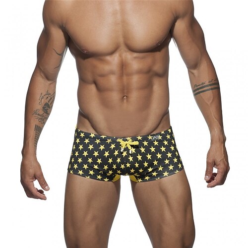 

Men's Swim Shorts Swim Trunks Board Shorts Bottoms Breathable Quick Dry Drawstring - Swimming Surfing Beach Water Sports Painting Summer