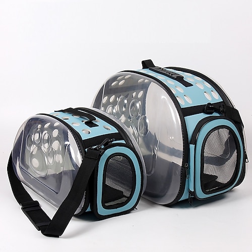 

Transparent Cat Backpack Kitten Puppy Carrier Bags Foldable Breathable Small Dog Cat Travel Space Capsule Cage Pet Supplies