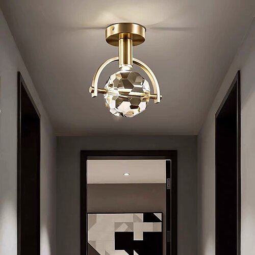 

19 cm Pendant Lantern Design Flush Mount Lights Copper Brass Modern 110-120V 220-240V / CE Certified