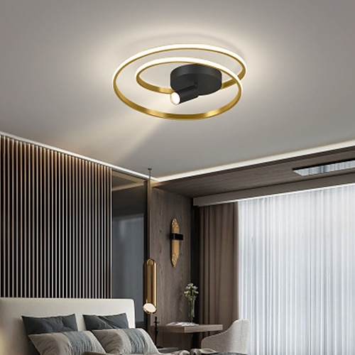 

45/55 cm Circle Design Flush Mount Lights Aluminium Alloy Modern Style Stylish Painted Finishes LED Modern 220-240V