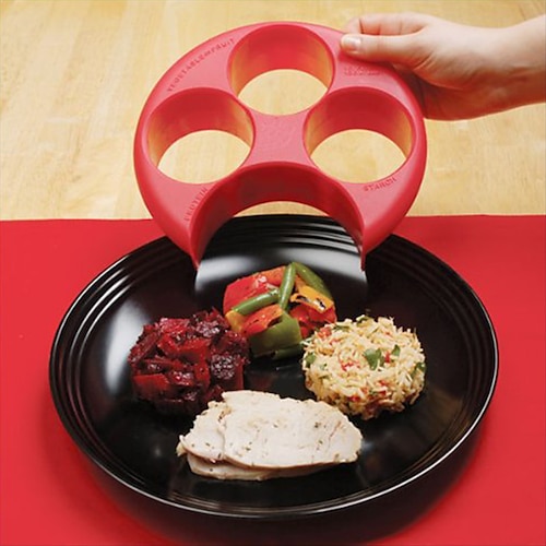 

Healthy Meal Measure Tool for Perfect Portion Weight Control Plate Diet Slimming Naturalize Manage