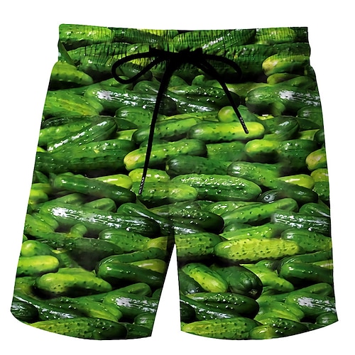 

Men's Swim Trunks Swim Shorts Quick Dry Board Shorts Bathing Suit with Pockets Drawstring Swimming Surfing Beach Water Sports Printed Summer