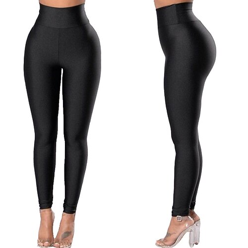 

Women's High Waist Yoga Pants Tights Leggings Bottoms Tummy Control Butt Lift Blue Grey Burgundy Yoga Fitness Gym Workout Winter Summer Sports Activewear Stretchy