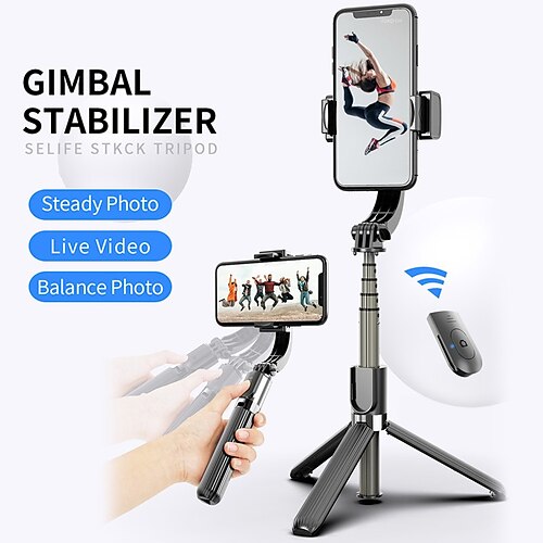 

Selfie Stick Bluetooth Extendable Max Length 80 cm For Universal Android / iOS Universal