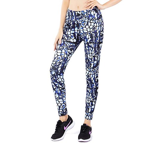 

Activewear Pants Printing Solid Women's Training Running Natural Polyester