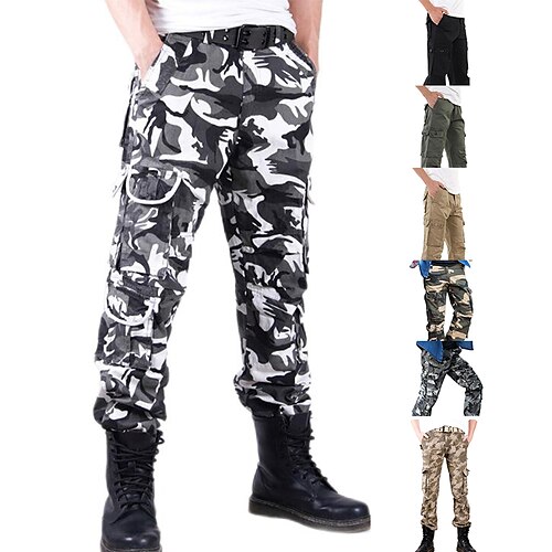 

Men's Hiking Pants Trousers Hiking Cargo Pants Tactical Pants Quick Dry Breathable Sweat-Wicking Wear Resistance Autumn / Fall Spring Summer Bottoms for Camping / Hiking Hunting Fishing Water wave