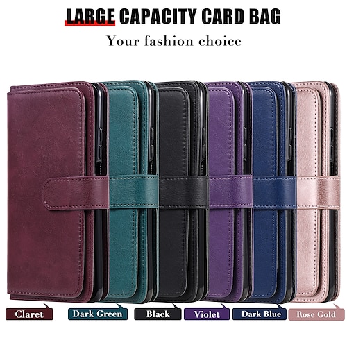 

Phone Case For Xiaomi Full Body Case Wallet Card Poco X3 NFC Mi 10 Mi 10 Pro Mi 10 Ultra Mi 10T Pro 5G Poco M3 Redmi Note 9 4G Redmi Note 9 5G Redmi Note 9 Pro Redmi Note 8 Wallet Card Holder