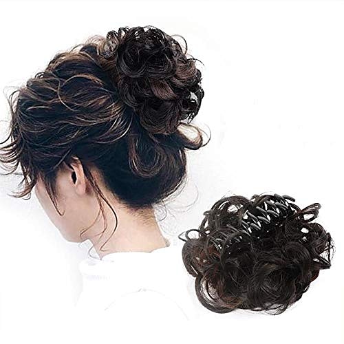 

big hair bun claws pin hairpiece wig clip crown tiara comb hair extension plastic hair accessories