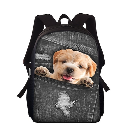 

Unisex Backpack School Bag Rucksack 3D Polyester 3D Print Animal Large Capacity Waterproof Zipper School CC3316Z87 CC3317Z87 CC3318Z87 CC3321Z87