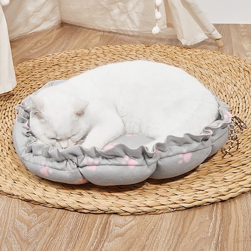 

Dog Cat Pets Cat Beds Dog Bed Mat Pet Sleeping Nest Footprint / Paw Pumpkin Shaped Portable Foldable Washable Dual-use Mat Nylon for Large Medium Small Dogs and Cats