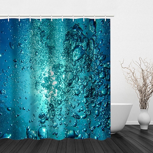

Bathroom Shower Curtains & Hooks Casual Polyester Waterproof 70 Inch