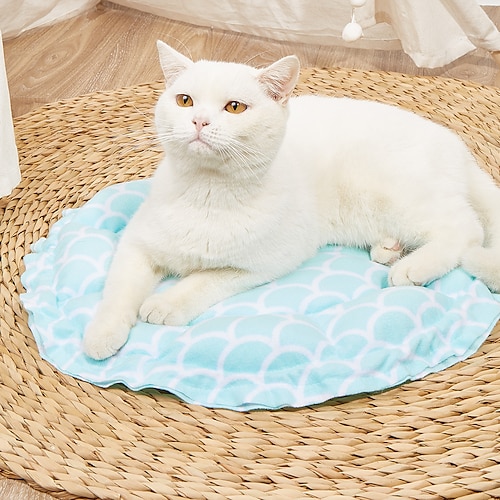

Dog Cat Pets Cat Beds Dog Bed Mat Pet Sleeping Nest Pumpkin Shaped Portable Foldable Washable Dual-use Mat Nylon for Large Medium Small Dogs and Cats
