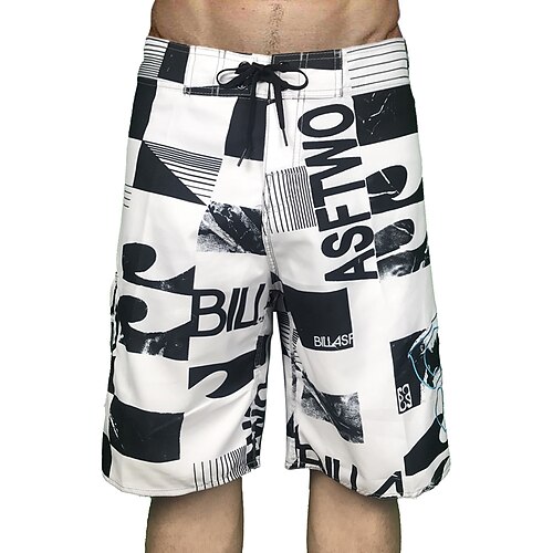 

Men's Swim Shorts Swim Trunks Board Shorts Bottoms Breathable Quick Dry Drawstring With Pockets - Swimming Surfing Beach Water Sports Printed Summer