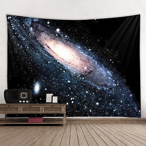 

Starry sky Wall Tapestry Art Decor Blanket Curtain Hanging Home Bedroom Living Room Decoration and Modern and Sky / Galaxy