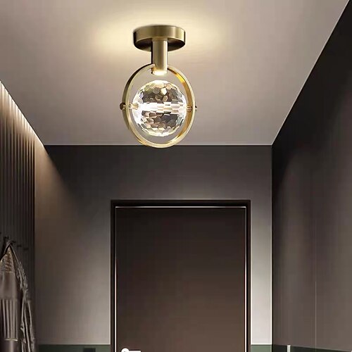 

20 cm Pendant Lantern Design Flush Mount Lights Copper Brass Modern 110-120V 220-240V / CE Certified