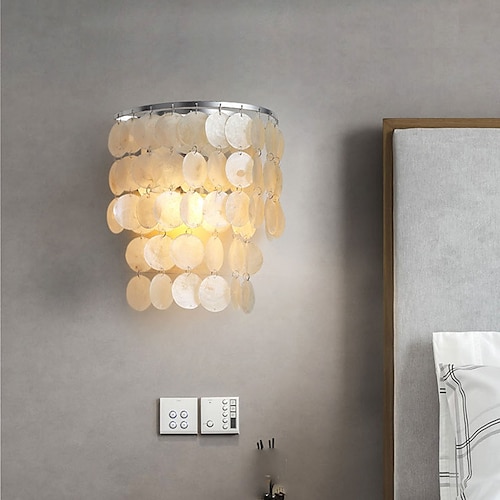 

Creative Modern Nordic Style Flush Mount Wall Lights Living Room Bedroom Iron Wall Light IP20 / E14 / E12 / CE Certified