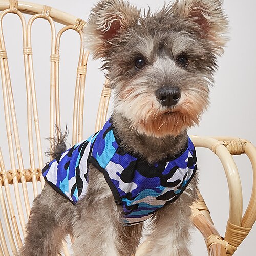 

Dog Shirt / T-Shirt Vest Camouflage Basic Adorable Cute Dailywear Casual / Daily Dog Clothes Puppy Clothes Dog Outfits Breathable Red Blue Green Costume for Girl and Boy Dog Cotton XS S M L XL XXL