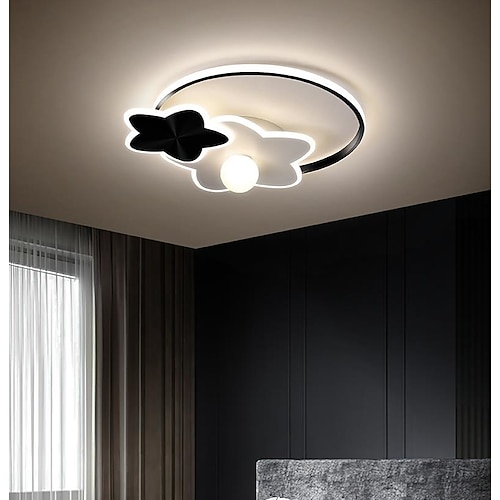 

44/55 cm LED Ceiling Light Dimmable Light Round Design Simple Modern Star Lamp Bedroom Children's Room Ownerless Acrylic Popular Home Ceiling Lamp