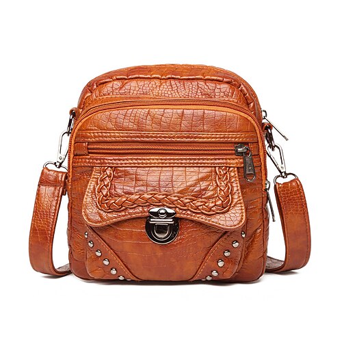 

Women's 2022 Messenger Bag Crossbody Bag Daily Black Brown