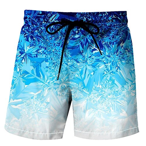 

Herre Badeshorts Hurtigtørrende Surf shorts Badedragt Med lommer Snørelukning Svømning Surfing Strand Vandsport Trykt Sommer