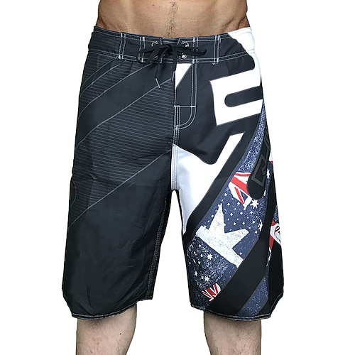 

Men's Swim Shorts Swim Trunks Board Shorts Bottoms Breathable Quick Dry Drawstring With Pockets - Swimming Surfing Beach Water Sports Stripes Summer