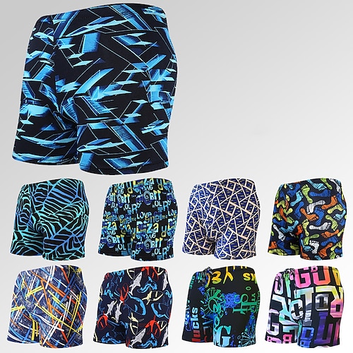 

Herre Badeshorts Hurtigtørrende Surf shorts Badedragt Mesh foring Snørelukning Svømning Surfing Strand Vandsport Maleri Sommer