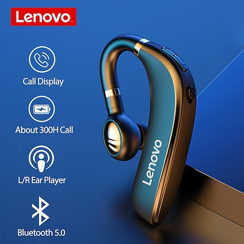 

Lenovo HX106 Hands Free Driving Telephone Wireless Headphone One-ear Headset Bluetooth5.0 Stereo with Microphone HIFI for Apple Samsung Huawei Xiaomi MI Mobile Phone