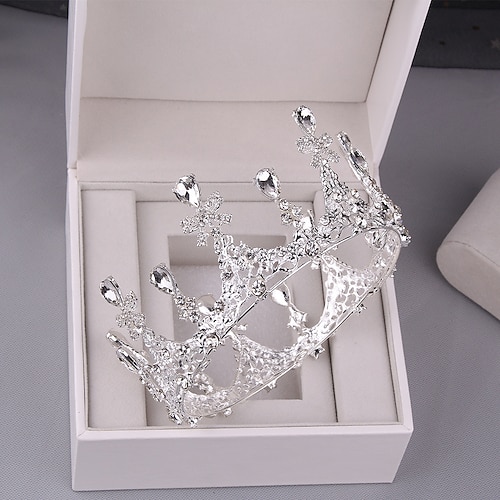 

Crown Tiaras Alloy Wedding Birthday Wedding With Metal Headpiece Headwear