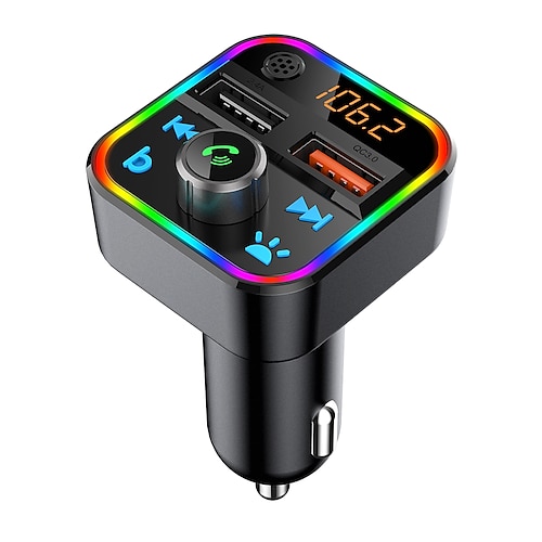 

BT22 FM Transmitter Bluetooth Car Kit Car Handsfree QC 3.0 MP3 Car