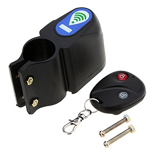 

smart wireless remote control bike bicycle alarm siren shock vibration sensor cycling lock anti-theft guard burglar alarm ms-z04