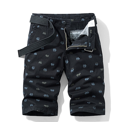 

Per uomo Pantaloncini modello cargo Maglia da escursione Tasche Stampa Stampe astratte Bicicletta Comfort Traspirante Lunghezza del ginocchio Informale Giornaliero 100% cotone Di tendenza Streetwear