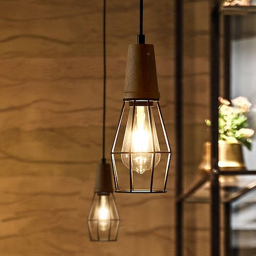 

10 cm Single Design Pendant Light Metal Electroplated Painted Finishes Vintage Nordic Style 110-120V 220-240V