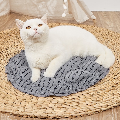 

Dog Cat Pets Cat Beds Dog Bed Mat Pet Sleeping Nest Solid Colored Pumpkin Shaped Portable Foldable Washable Dual-use Mat Nylon for Large Medium Small Dogs and Cats