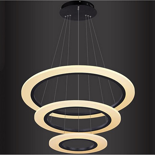 

LED Pendant Light Circle Design Hanging Lamp Modern LED Pendant Lights For Living Room Home Bedroom Indoor Chandeliers Lighting Fixture Restaurant Deco