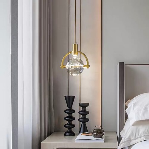 

20 cm Pendant Lantern Design Pendant Light Copper Brass Modern 110-120V 220-240V