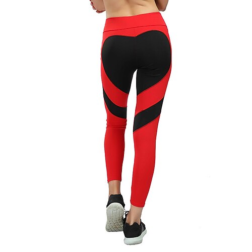 

Activewear Pants Printing Solid Women's Training Running Natural Polyester