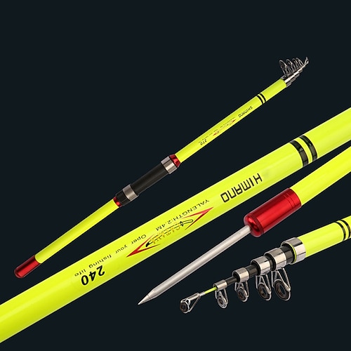 

Fishing Rod Telescopic Rod 100/120/150/170/190/210/230 cm Portable Lightweight Sea Fishing