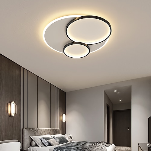 

40/50/60/80 cm LED Ceiling Light Includes Dimmable Version Circle Design Flush Mount Lights Metal LED Nordic Style 220-240V