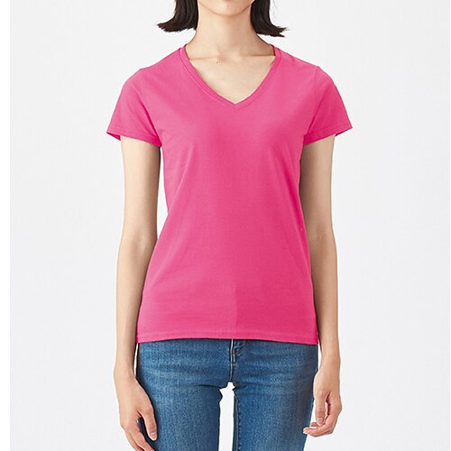 

Women's T shirt Hiking Tee shirt Short Sleeve V Neck Tee Tshirt Top Outdoor Quick Dry Lightweight Breathable Sweat wicking Autumn / Fall Spring Summer 32C navy blue 30N white 36C black Hunting