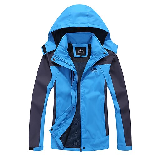 

Women's Men's Hiking Softshell Jacket Hiking Windbreaker Summer Outdoor Waterproof UV Sun Protection Quick Dry Lightweight Jacket Top Fishing Climbing Camping / Hiking / Caving Women's-Red Men's-Red