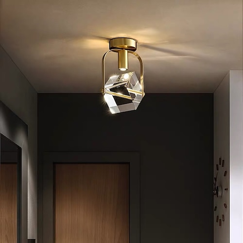 

18 cm Pendant Lantern Design Flush Mount Lights Copper Brass Modern 110-120V 220-240V