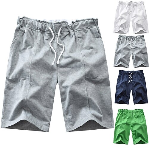 

Men's Swim Trunks Swim Shorts Board Shorts Bathing Suit with Pockets Drawstring Swimming Surfing Beach Water Sports Solid Colored Summer