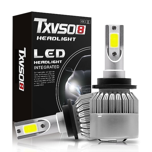 

2pcs TXVSO8 Led D2S Bulb 6000K Car Headlight Bulbs D4S 12V 55W Auto Headlamps Lights Built-in Mute Turbo Fan Frontal Led Para Cabeza