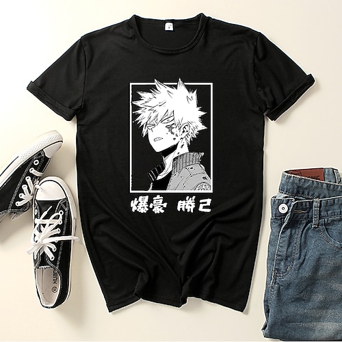 

Inspired by My Hero Academia / Boku No Hero Midoriya Izuku Deku Cosplay Costume T-shirt Cartoon Harajuku Graphic Kawaii T-shirt For Men's Women's Adults' Polyester / Cotton Blend