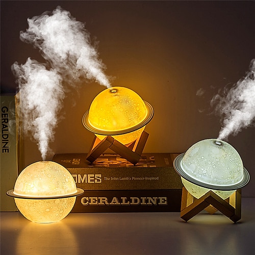 

Planet Decoration Light LED Humidifier LED Night Light Creative Humidified with Humidification Function ON / OFF Valentine's Day New Year's USB 1pc