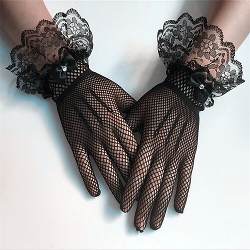 

Lace Wrist Length Glove Cute With Floral Wedding / Party Glove